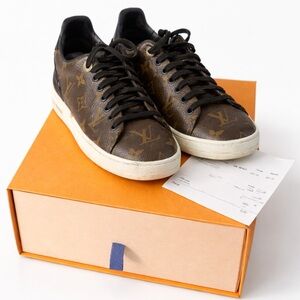 Louis Vuitton Brown Monogram Sneakers